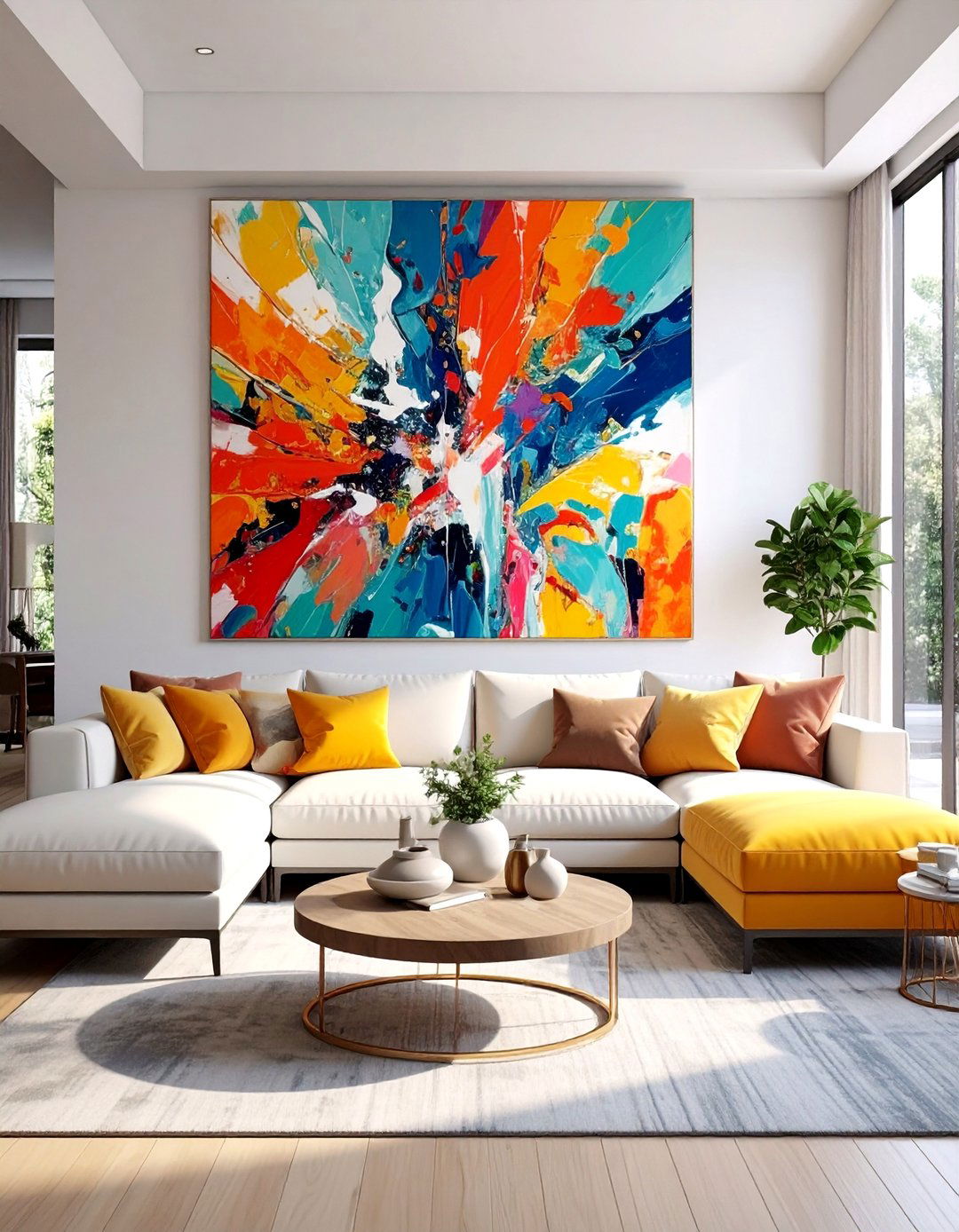 Oversized Living Room Wall Decor Art Statement - 20 living room wall decor ideas