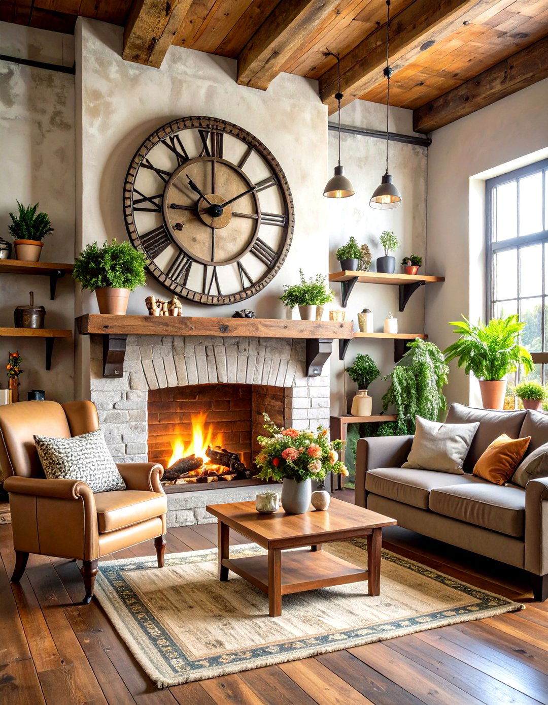 Oversized Statement Clocks - 20 Wall Decor Ideas