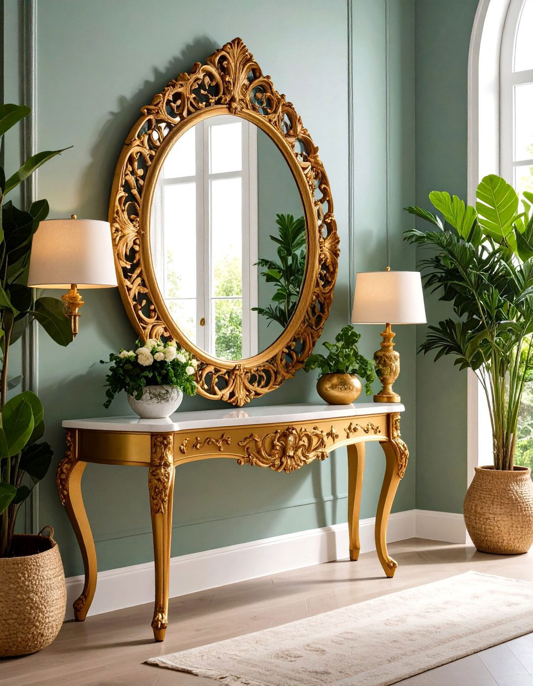 Oversized Statement Mirrors - 20 Wall Decor Ideas