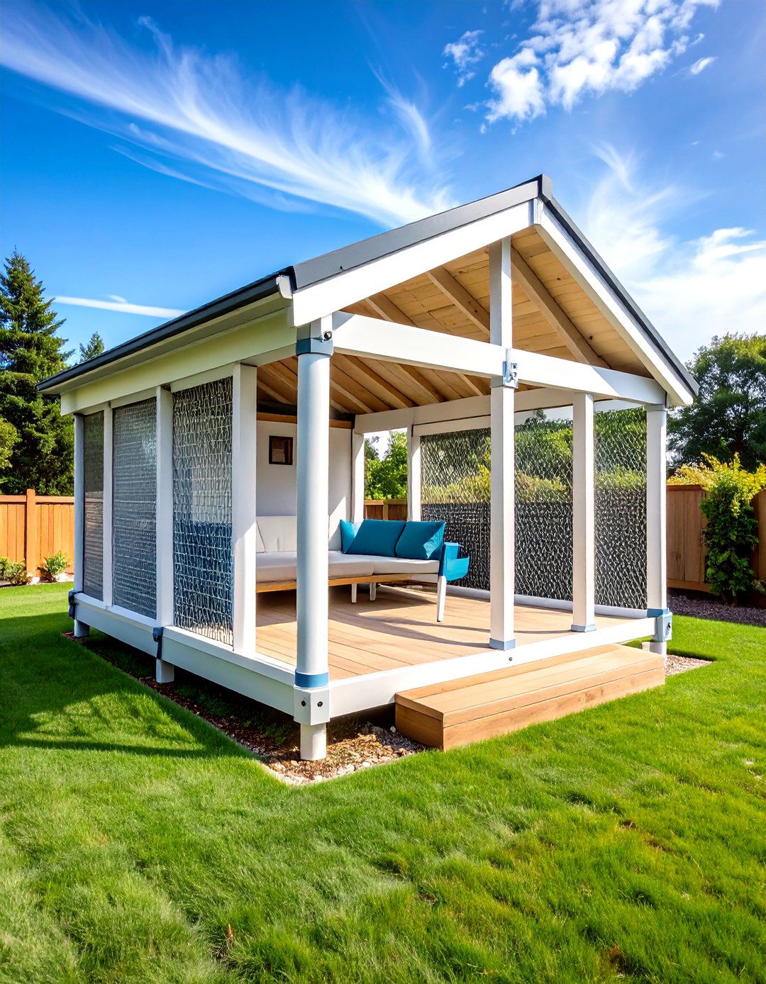 PVC Pipe Budget Outdoor Catio - 20 Outdoor Catio Ideas