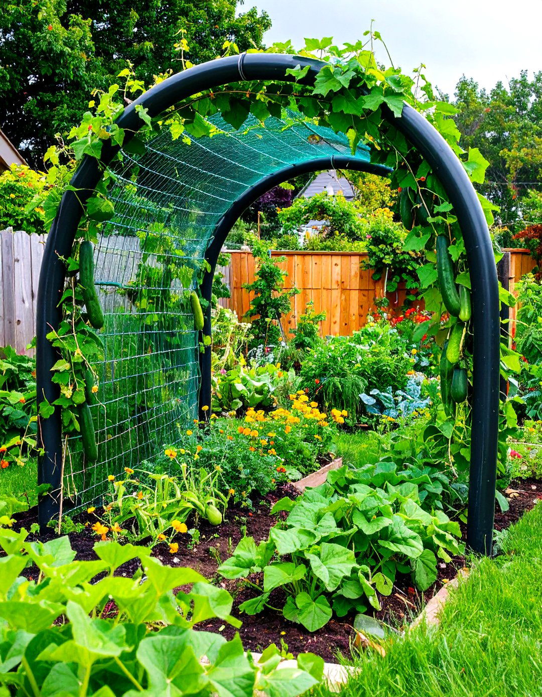 PVC Pipe Garden Arch on a Budget - 20 Garden Arch Ideas