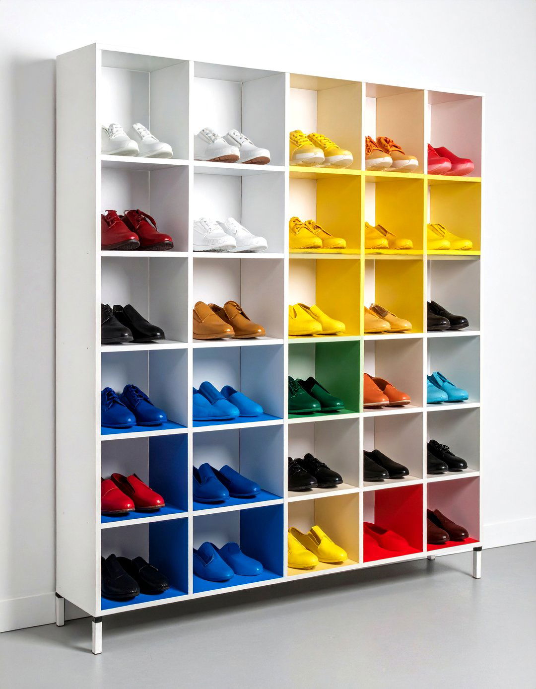PVC Pipe Honeycomb Rack Transforms Offcuts Into Storage - 20 Garage Shoe Storage Ideas