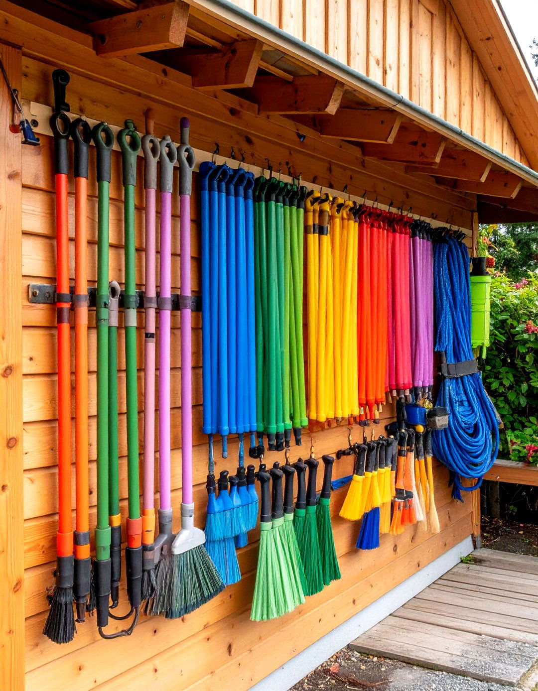 PVC Pipe Storage - 20 Shed Organization Ideas