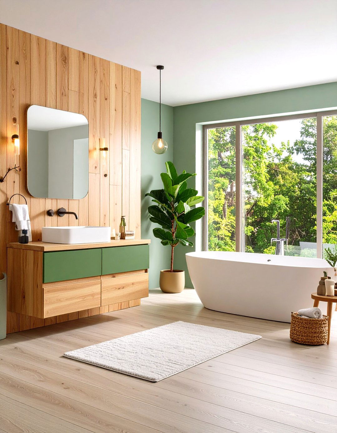 PVC and Moisture Resistant Panels for Wet Areas - 20 Wall Paneling Ideas