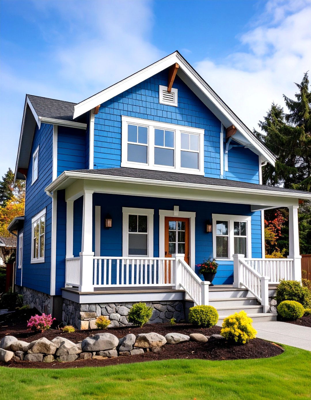 Pacific Blue Midnight Blue Siding Coastal Contemporary Theme - 20 Midnight Blue & Dark Blue House Siding Colors