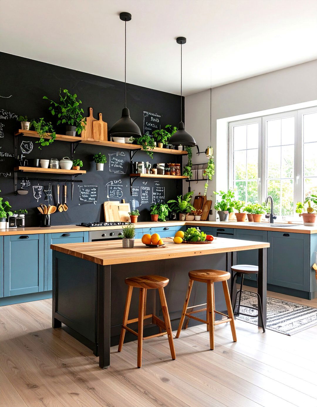 Paint a Chalkboard Wall - 20 Wall Painting Ideas of Any Room
