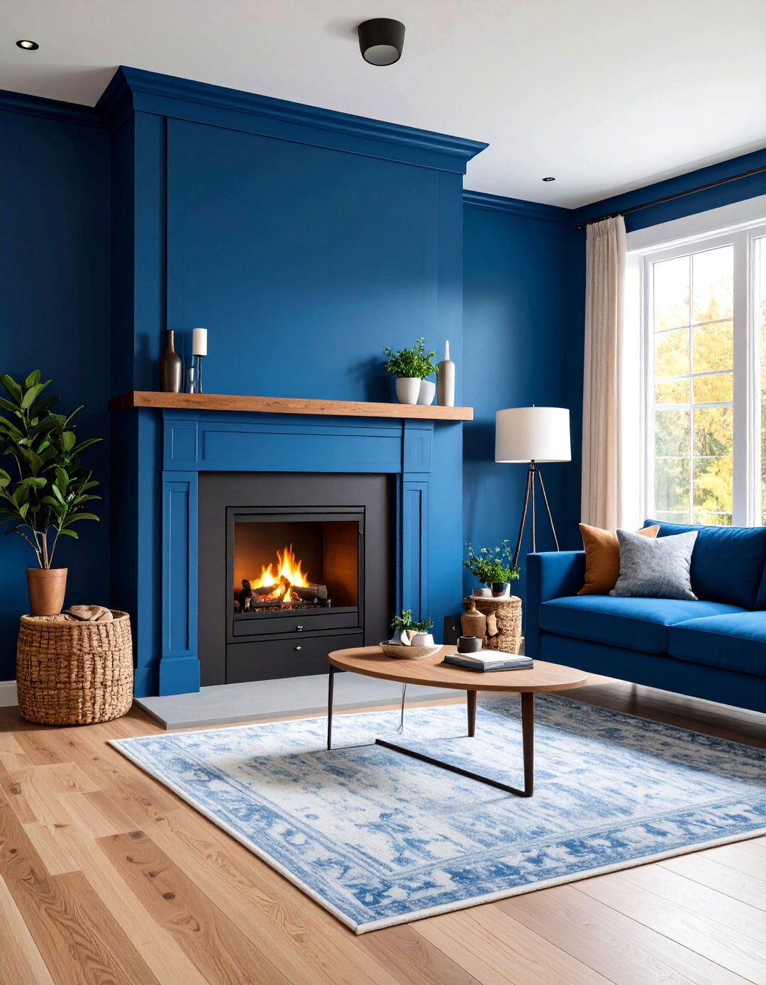 Painted Accent Wall Wood Stove Surround - 20 Wood Stove Surround Ideas