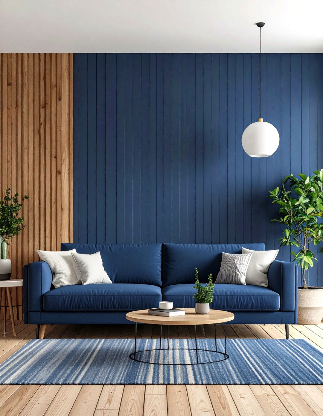 Painted Color Pop Shiplap - 20 Shiplap Wall Ideas