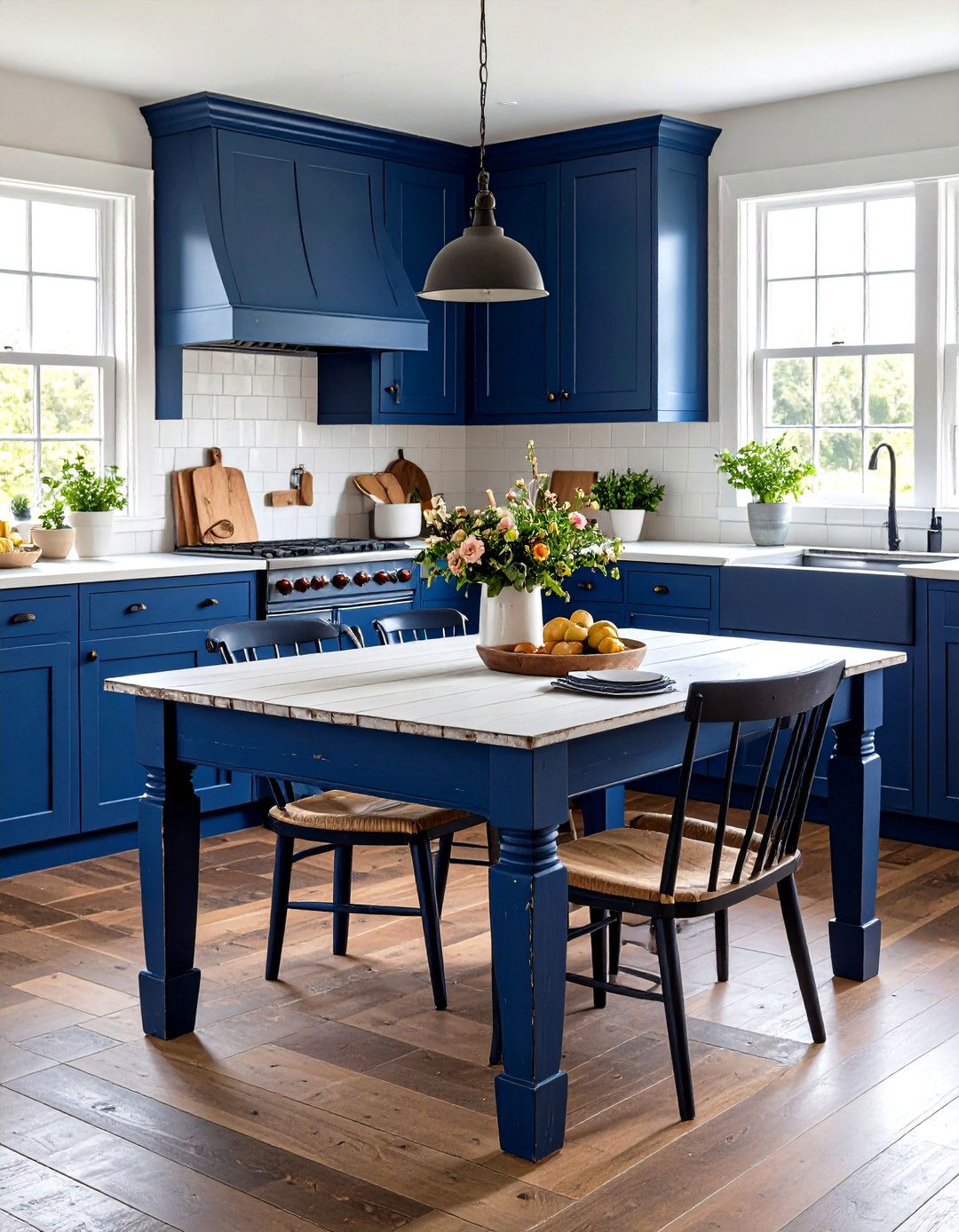 Painted Kitchen Tables - 20 Table Design Ideas