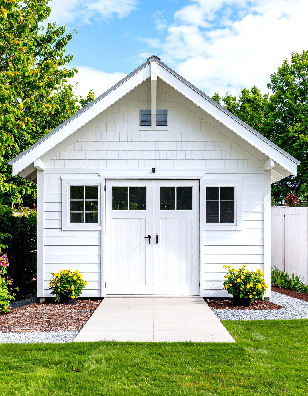 Painted Rafters - 20 Shed Ceiling Ideas