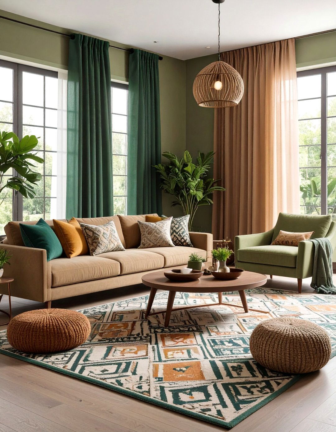 Pairing Taupe with Complementary Colors - 20 Taupe Living Room Ideas
