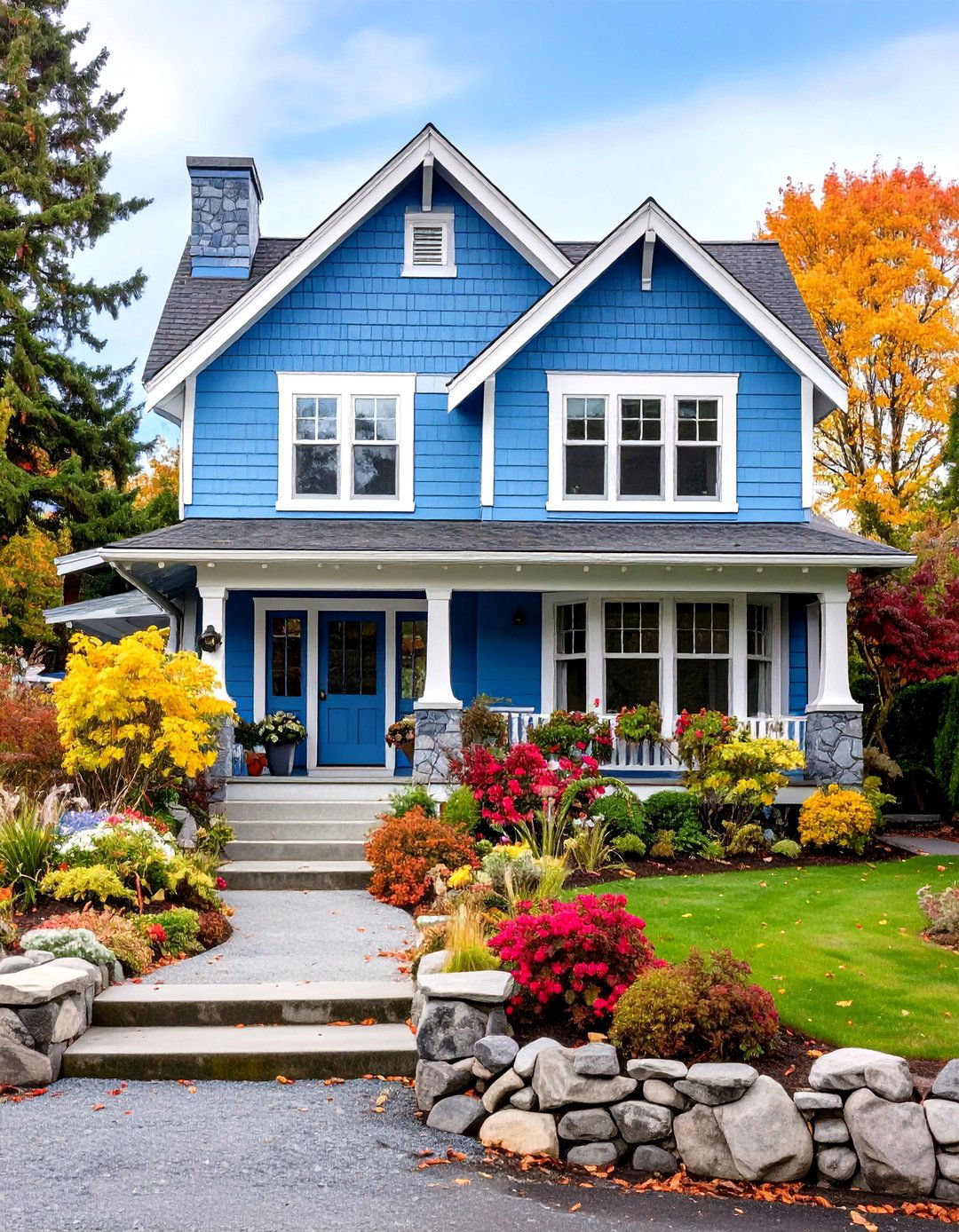 Palladian Blue Exterior House Color - 20 Blue Exterior House Colors