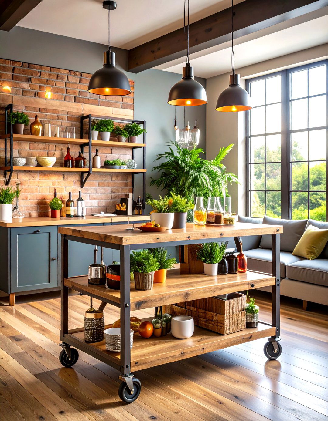 Pallet Bar Cart for Entertaining - 20 Pallet Furniture Ideas