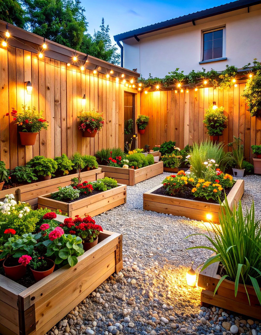 Pallet Courtyard Small Garden - 20 Budget Small Garden Ideas