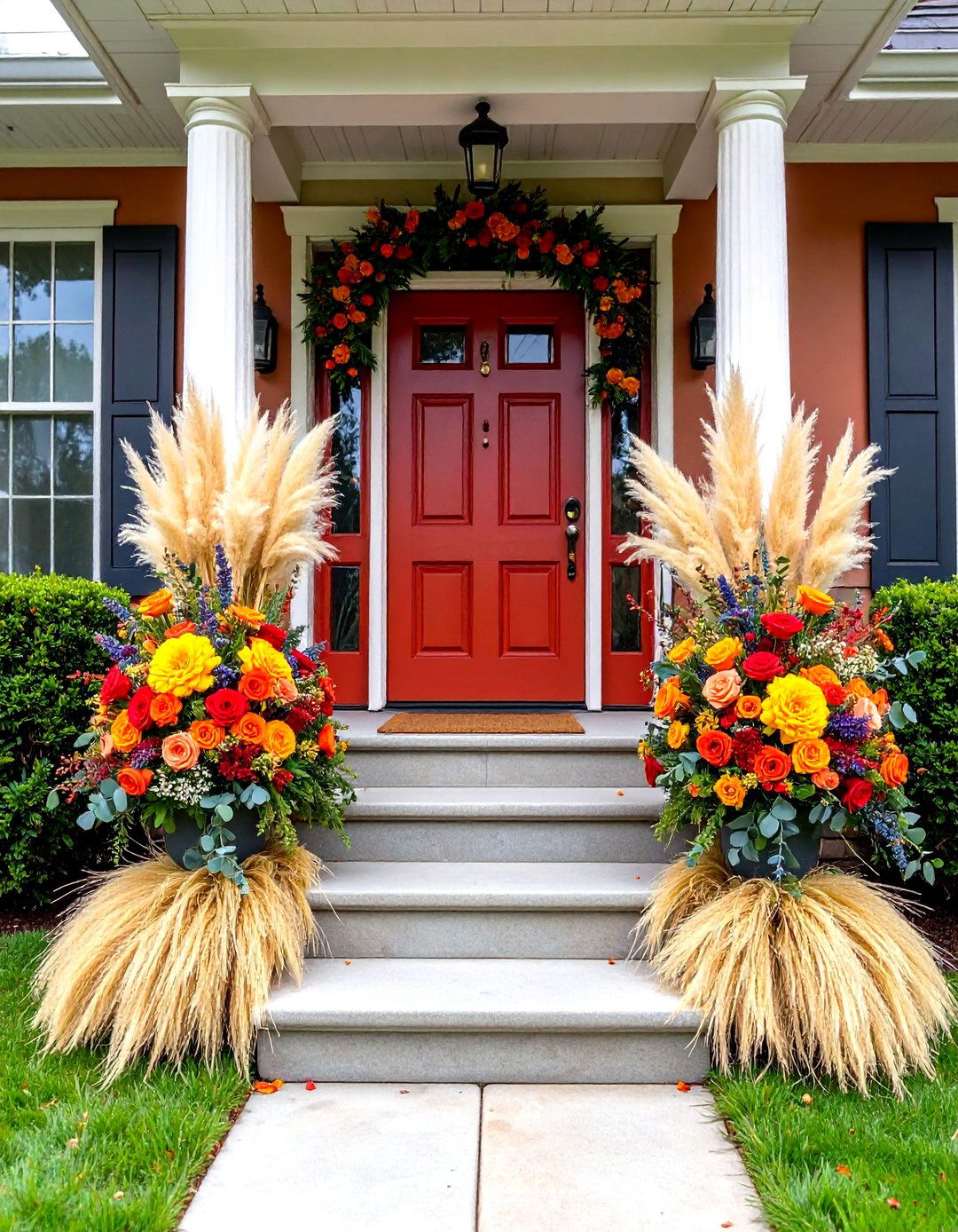 Pampas Grass Wedding Ceremony Entrance - 20 Pampas Grass Wedding Decor Ideas