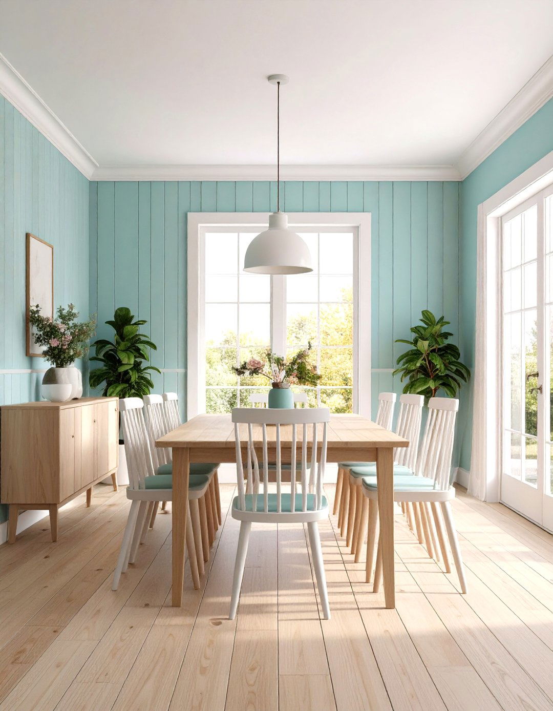 Partial Wainscoting with Shiplap - 20 Shiplap Wall Ideas