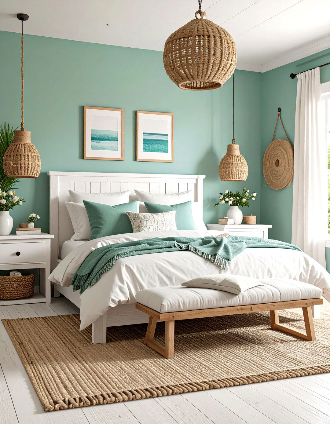 Pastel Bedroom with Coastal Cottage Inspiration - 20 Pastel Bedroom Ideas