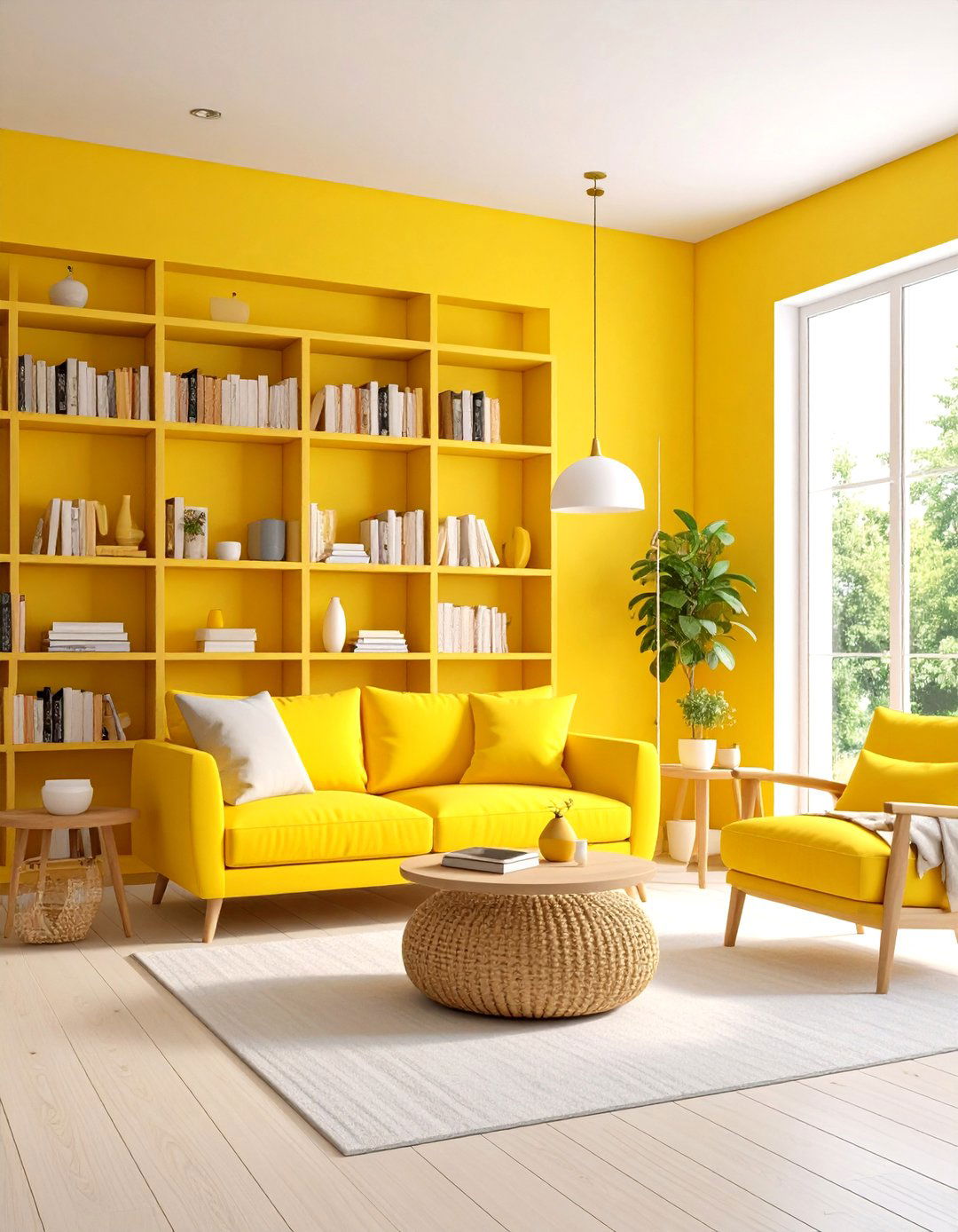 Pastel Colour Lemon Yellow Reading Nook Inspiration - 20 Pastel Colour Ideas for Your Home