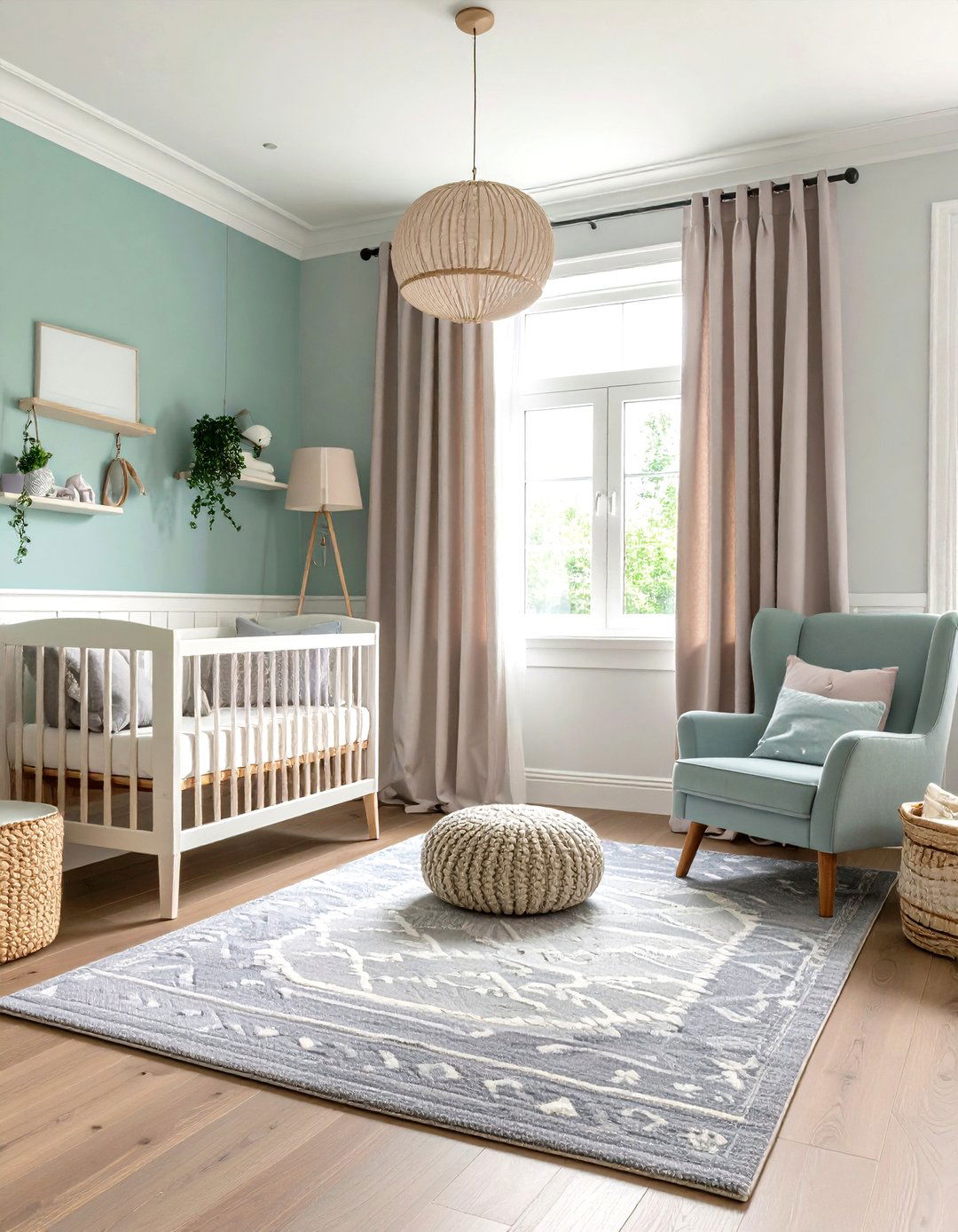 Pastel Colour Mint and Lavender Nursery Haven - 20 Pastel Colour Ideas for Your Home