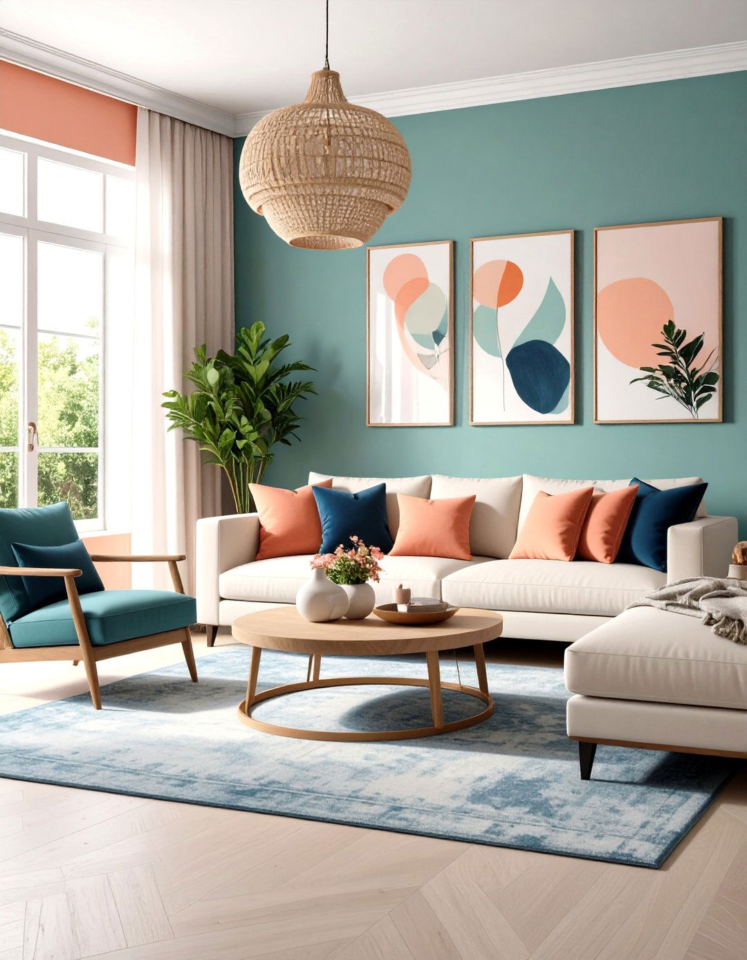 Pastel Colour Peachy Coral Living Room Energy - 20 Pastel Colour Ideas for Your Home