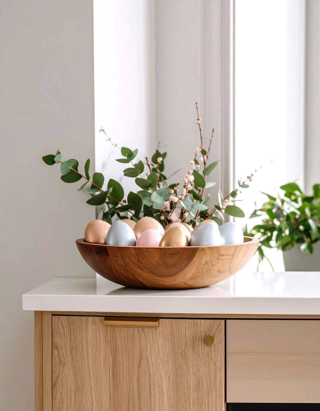 Pastel Egg Collection - 20 Spring Mantel Decor Ideas