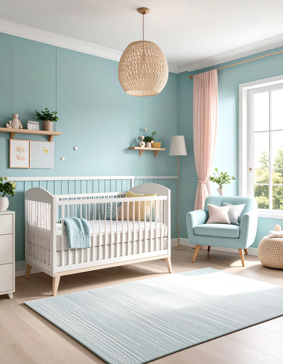 Pastel Minimalist Nursery Color Harmony - 20 Minimalist Nursery Ideas
