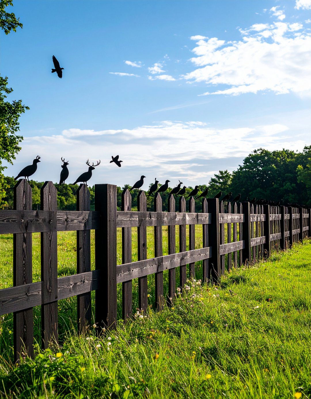 Pastel Palette for Petite Yards - 20 Fence Painting Ideas