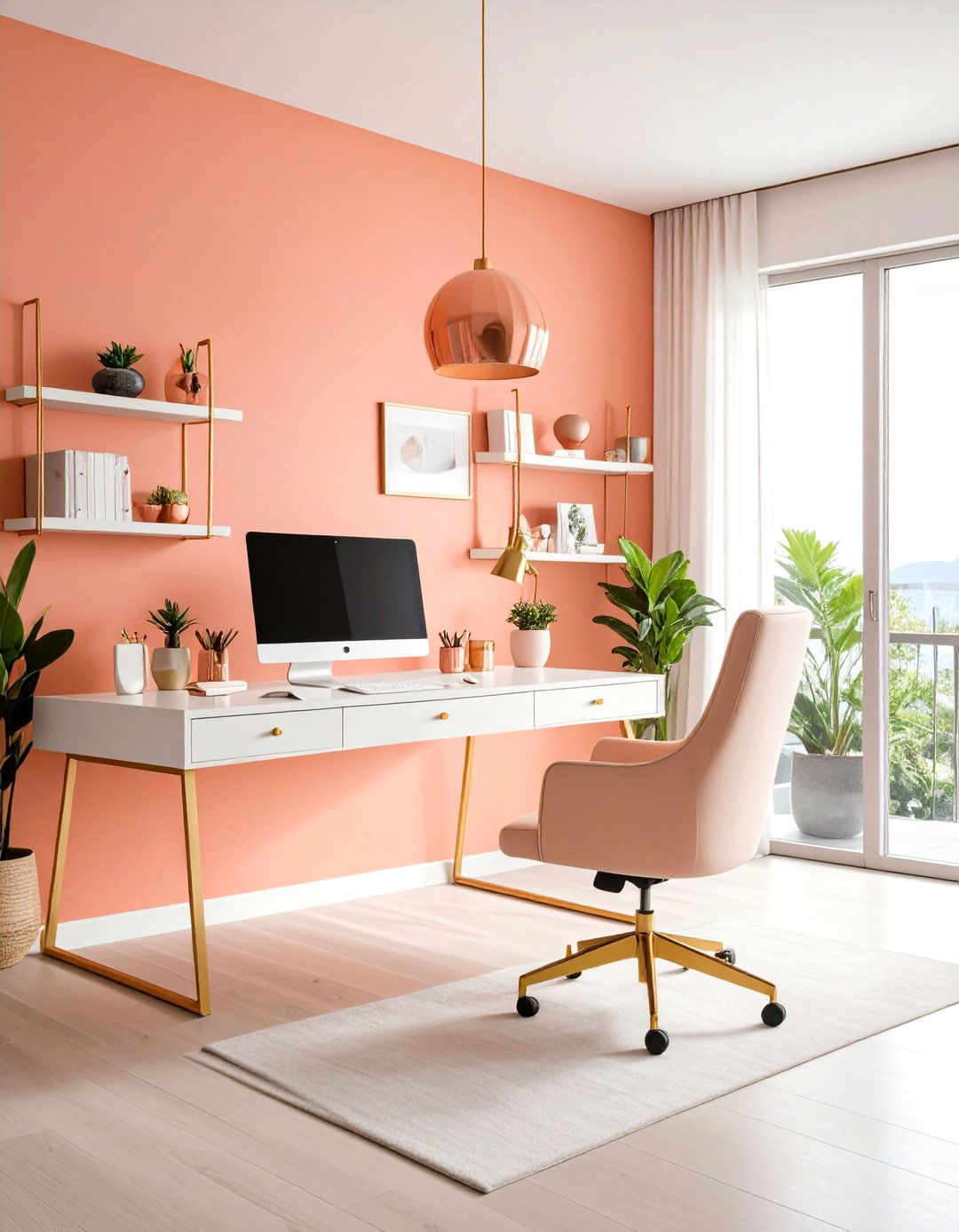 Pastel Room Ideas Coral Home Office - 20 Pastel Room Ideas