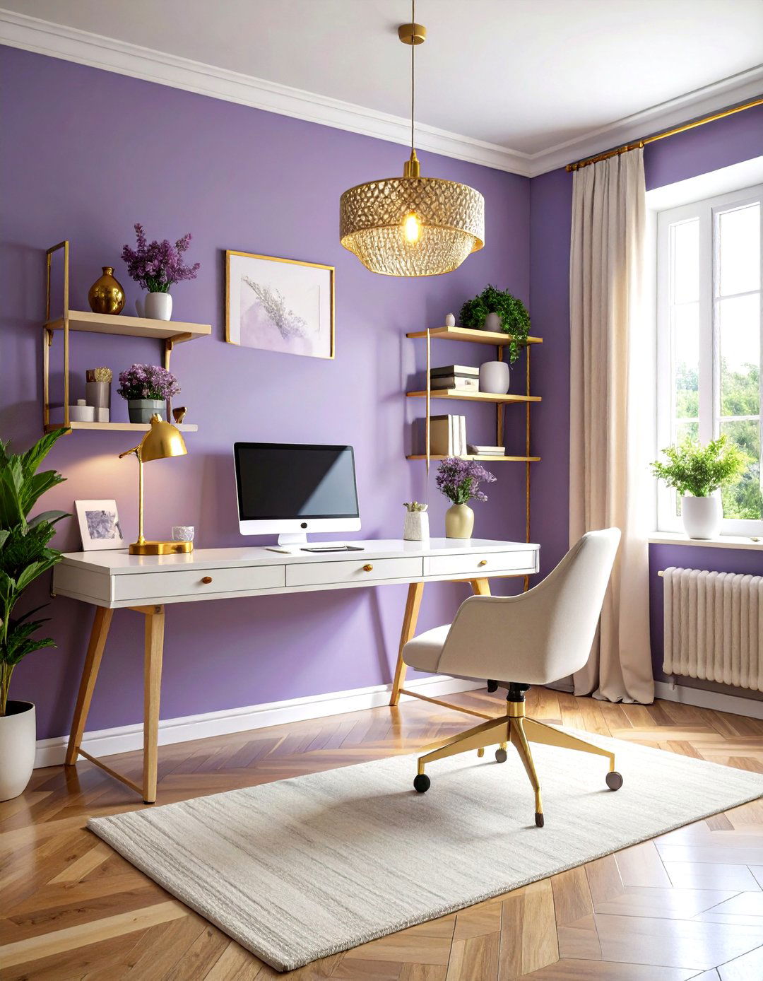 Pastel Room Ideas Lavender Home Office Sanctuary - 20 Pastel Room Ideas