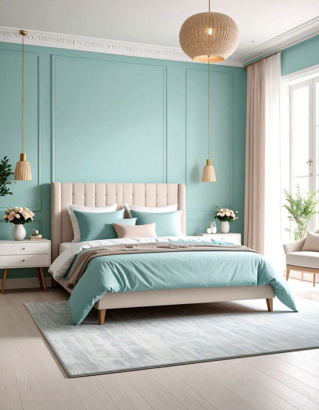 Pastel Teal Bedroom Dreamscape - 20 Teal Bedroom Ideas