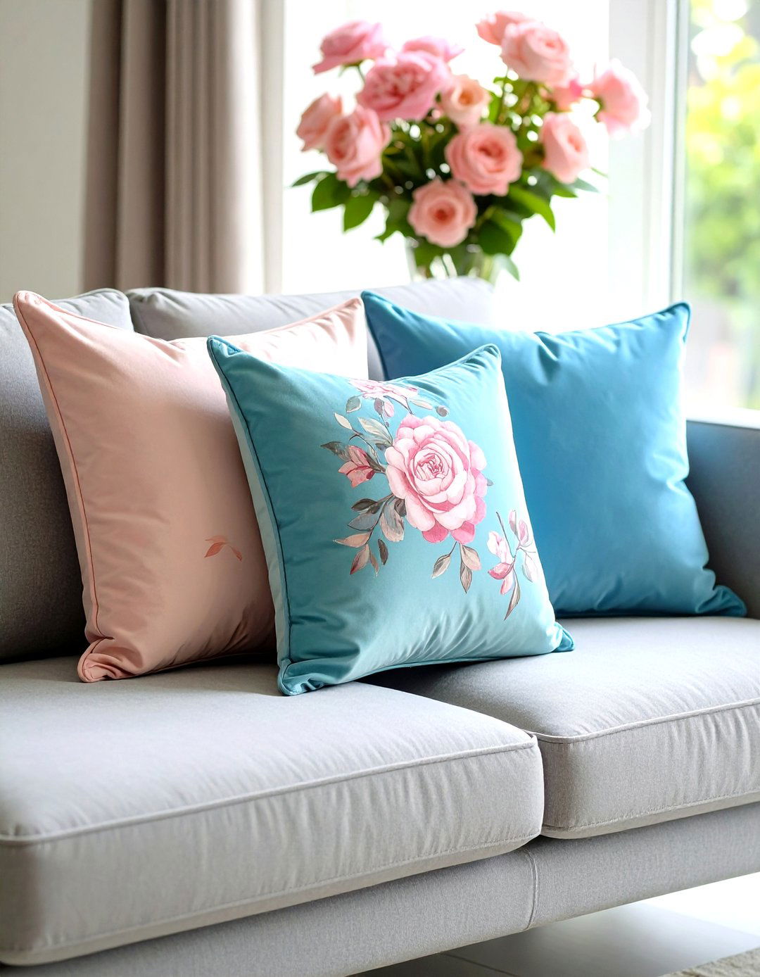 Pastel Throw Pillows - 20 Spring Decor Ideas
