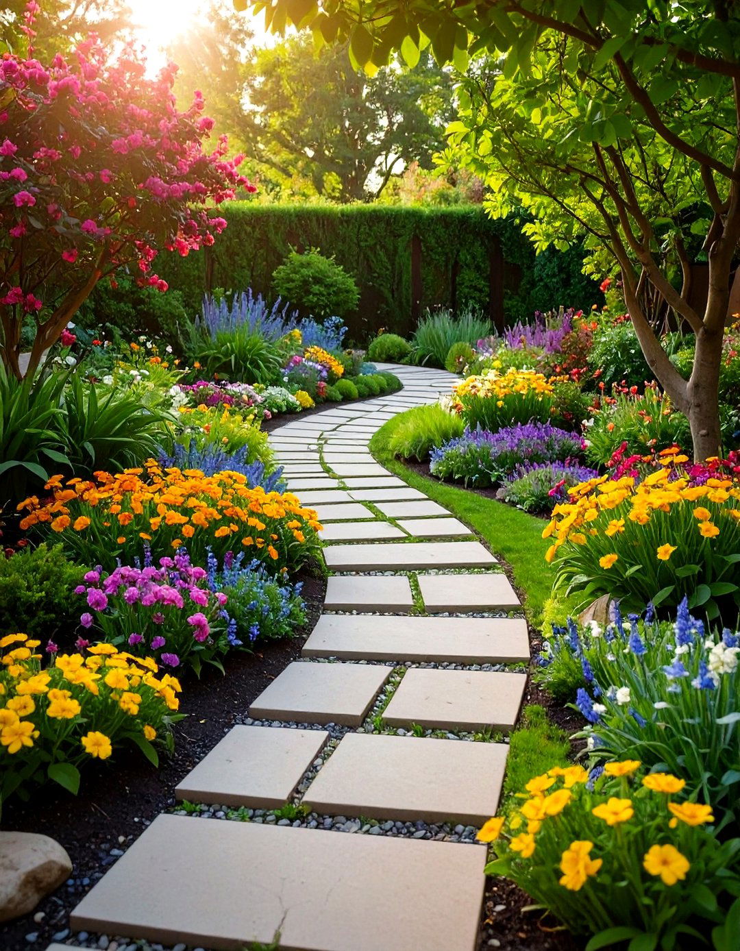 Pathway Design for Flow and Navigation - 20 Townhouse Backyard Ideas