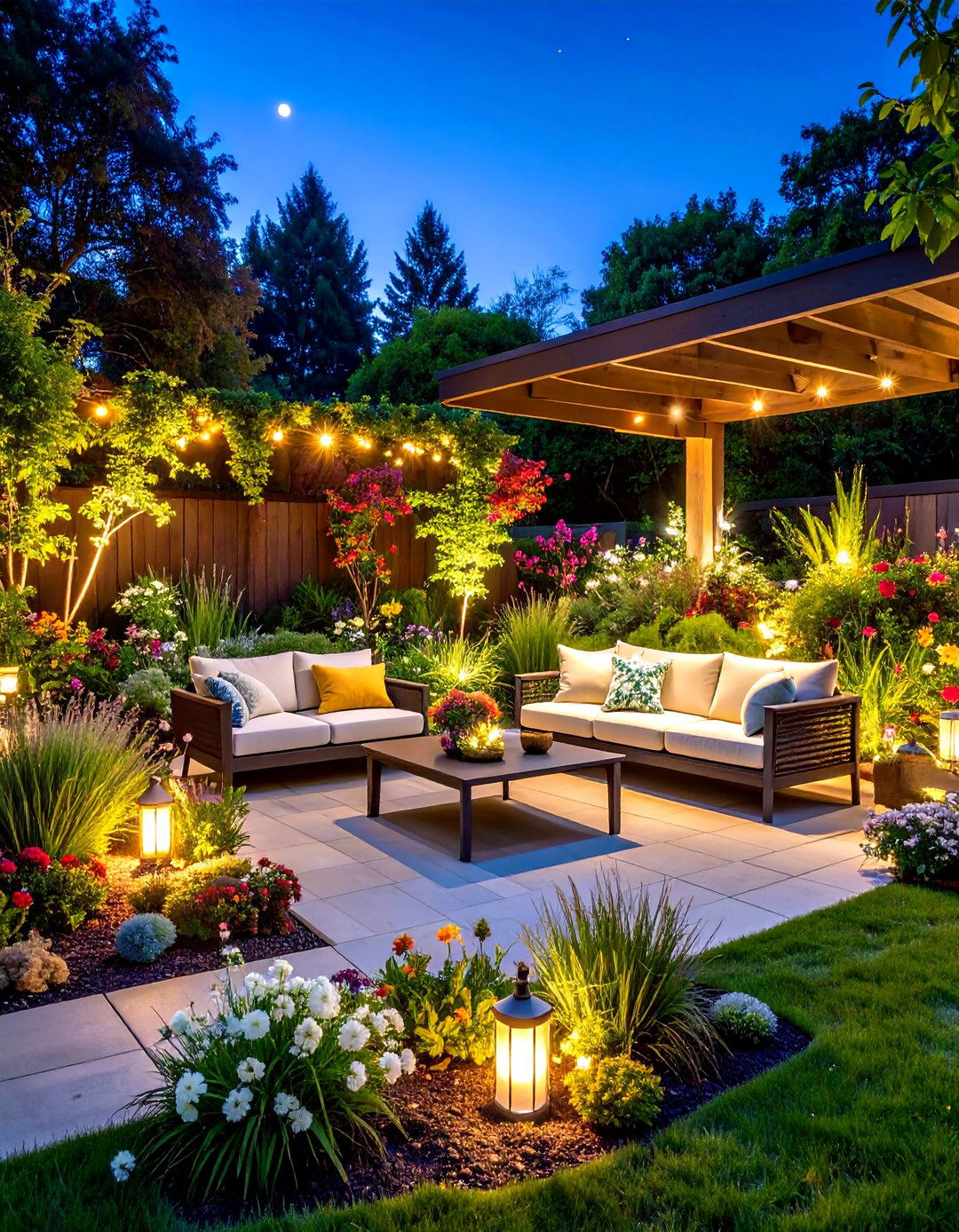 Patio Small Garden Night Blooming Sensory - 20 Patio Small Garden Ideas