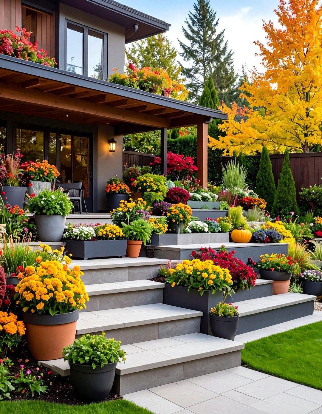 Patio Small Garden Tiered Terrace - 20 Patio Small Garden Ideas