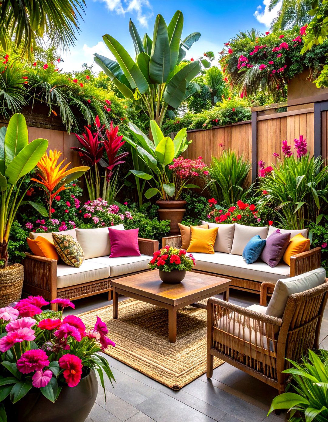Patio Small Garden Tropical Oasis - 20 Patio Small Garden Ideas