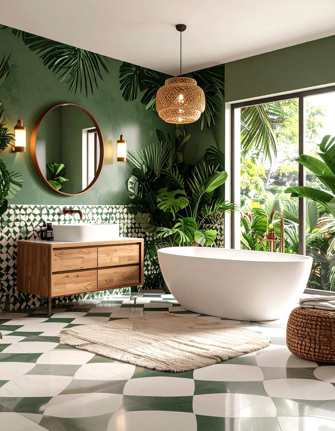Pattern Clash Tile Bathroom Showcase - 20 Quirky Bathroom Ideas