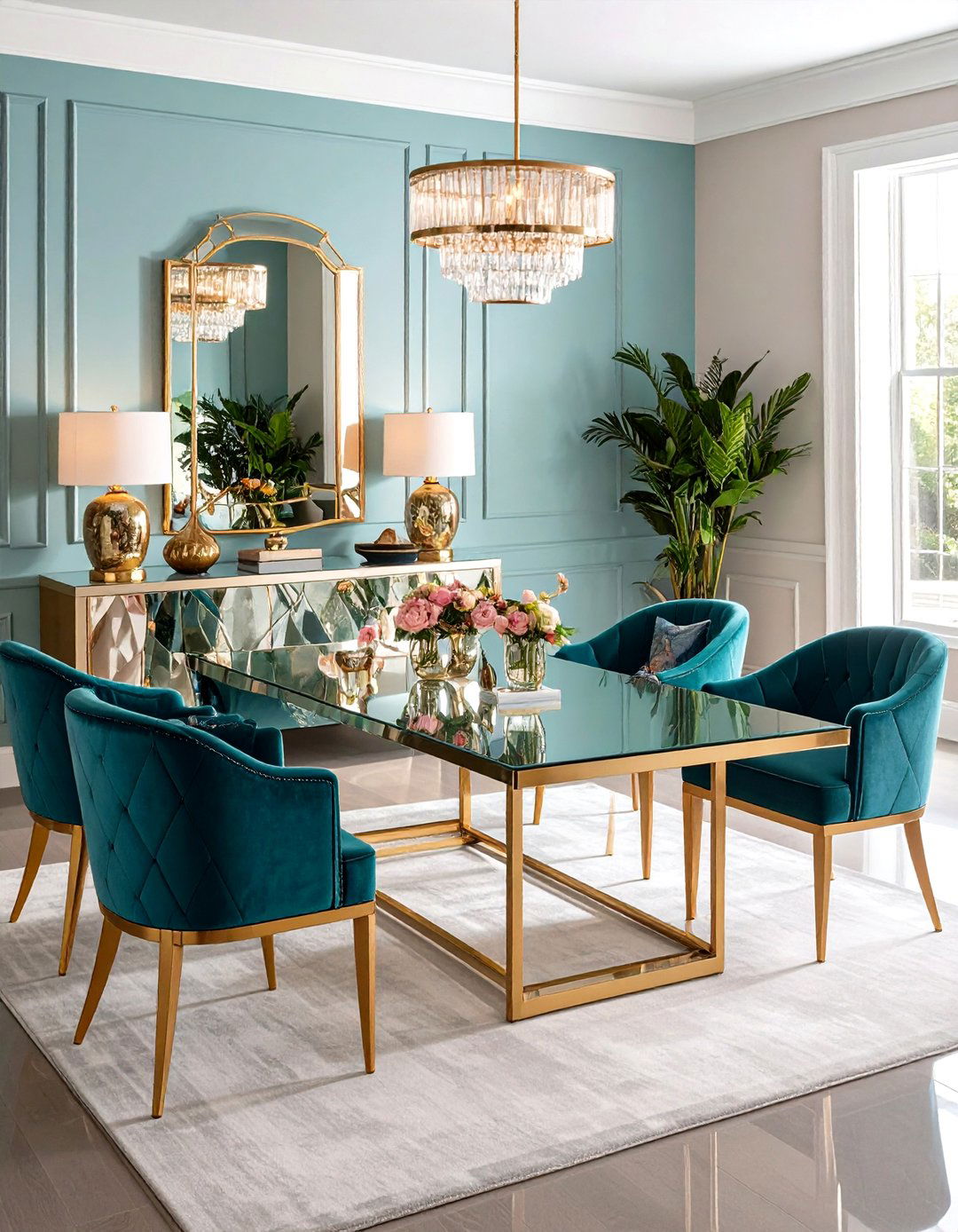 Pattern Drenching in Pairs - 20 Symmetrical Living Room Ideas