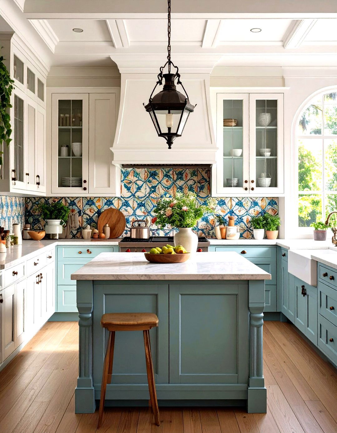 Patterned Ceramic Tiles - 20 Victorian Kitchen Ideas