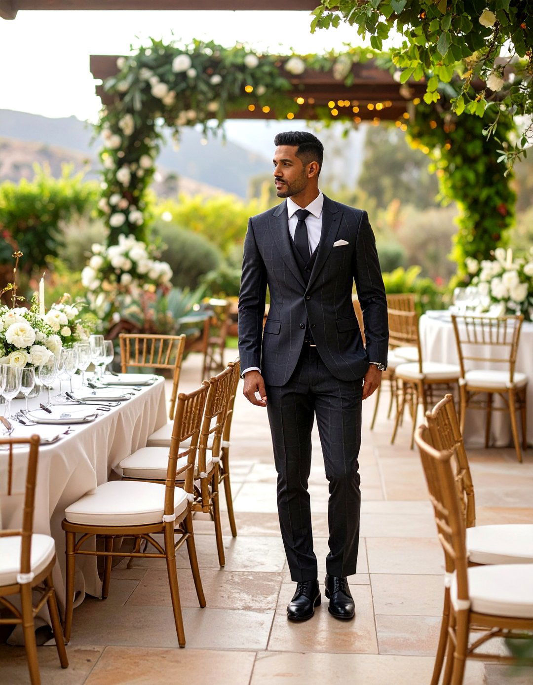 Patterned Mens Wedding Outfit Textural Interest - 20 Men's Wedding Outfit Ideas