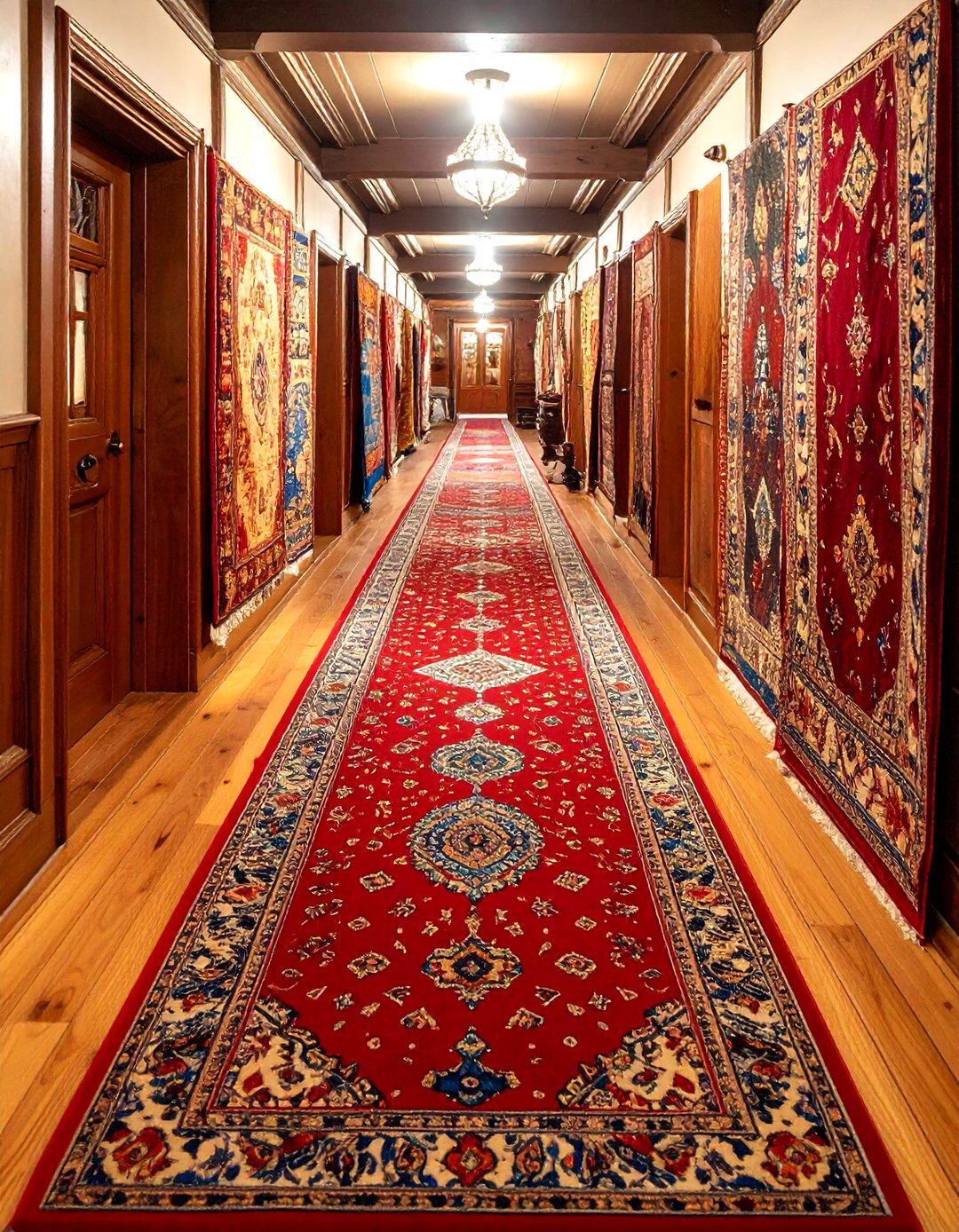 Patterned Runner Rugs - 20 Victorian Hallway Ideas