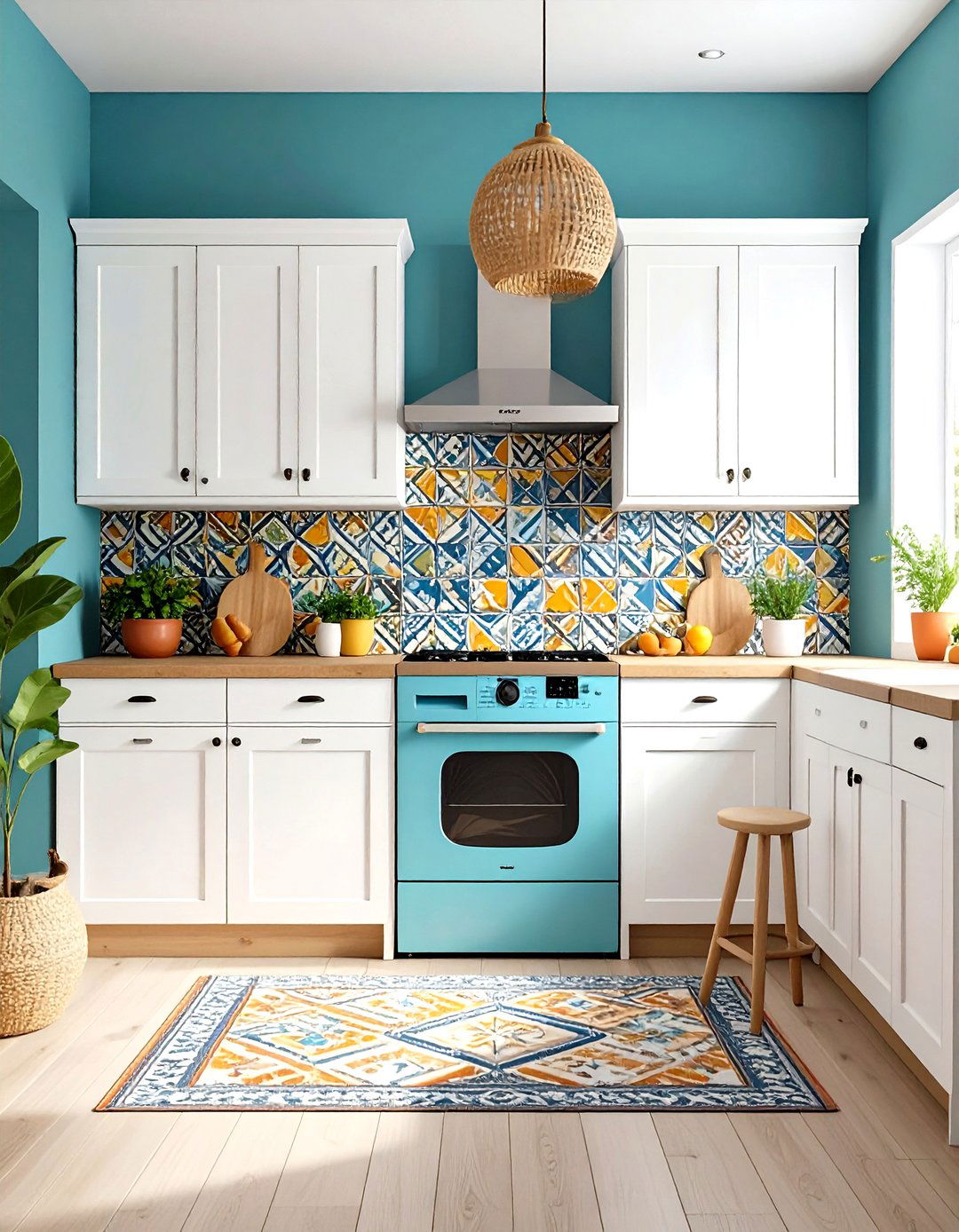 Patterned Tile or Wallpaper Features - 20 Utility Room Ideas