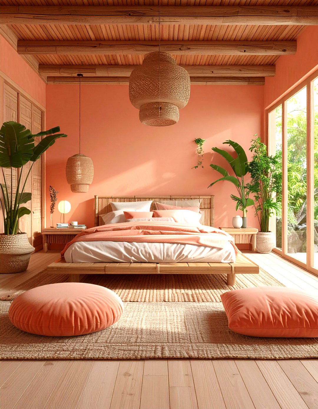 Peach Bedroom Wellness Sanctuary - 20 Peach Bedroom Ideas