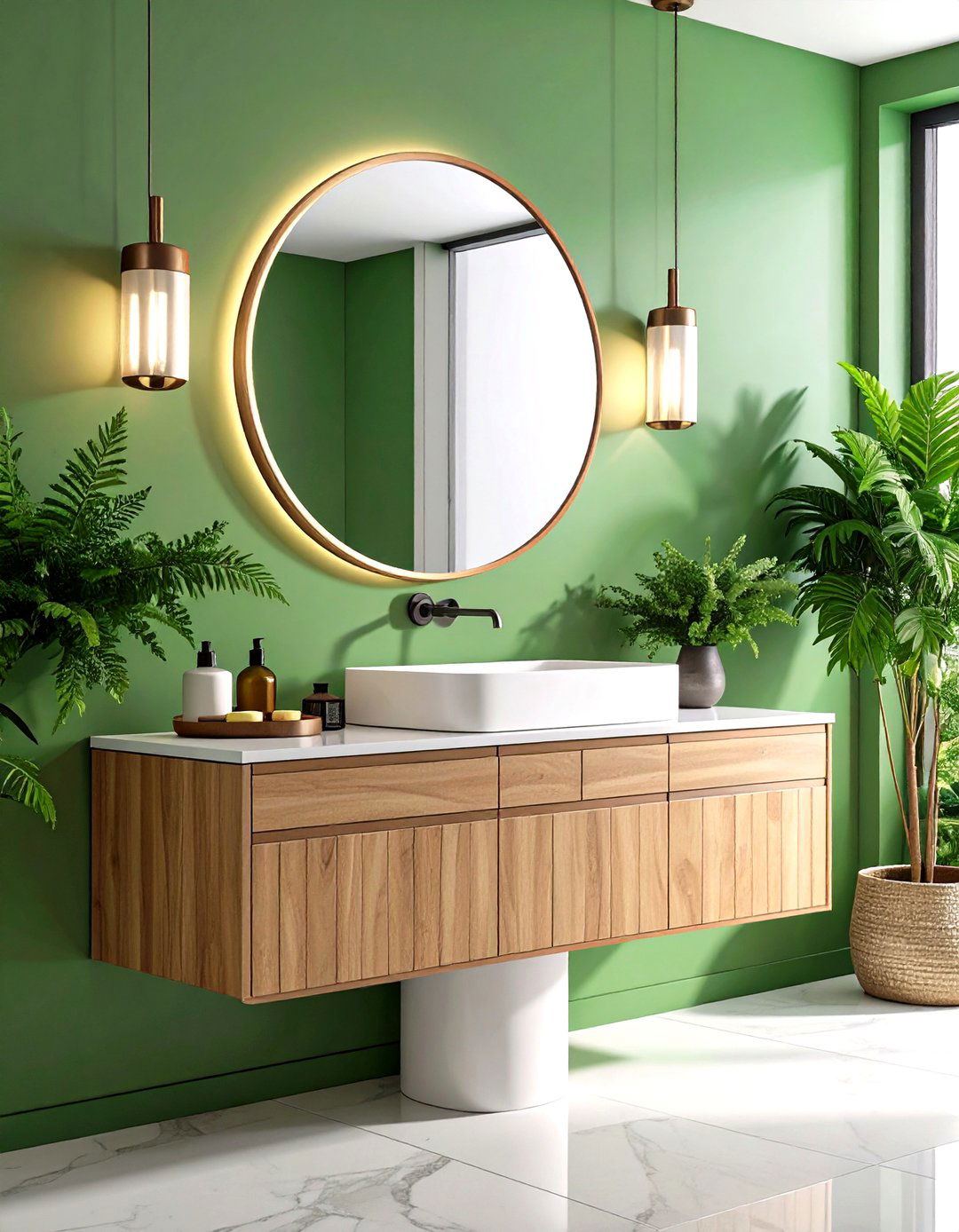 Pedestal Sink Adhesive Hook System - 20 Pedestal Sink Storage Ideas