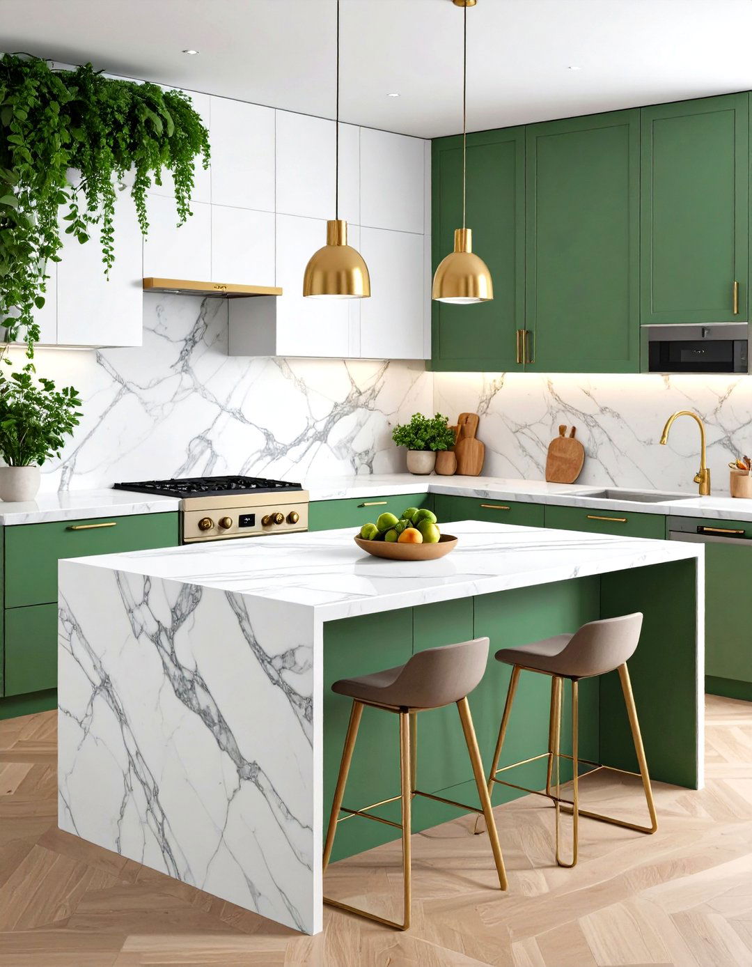 Peel and Stick Countertops and Backsplash - 20 Small Galley Kitchen Ideas on a Budget