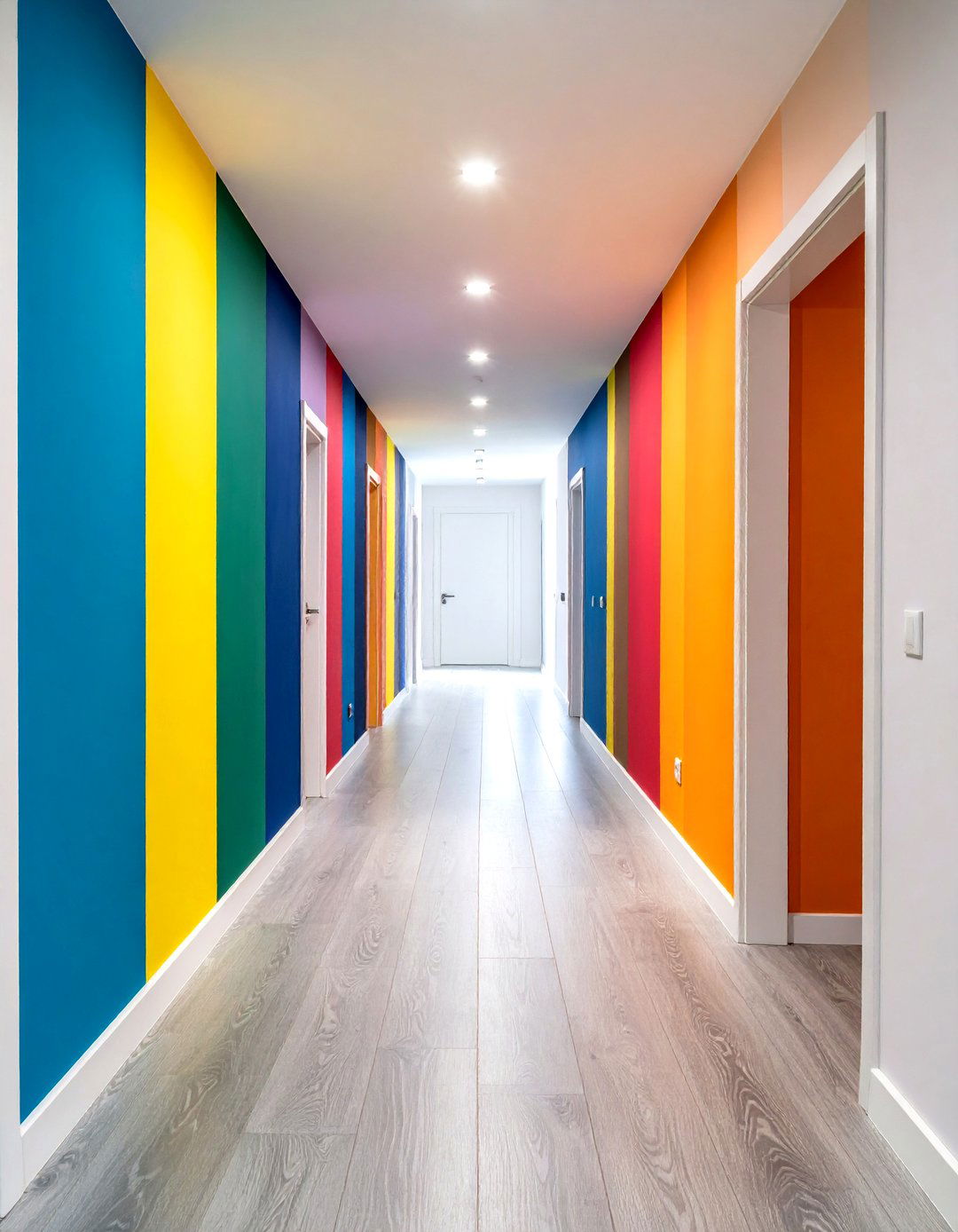 Peel and Stick Hallway Wallpaper for Renter Friendly Refresh - 20 Hallway Wallpaper Ideas