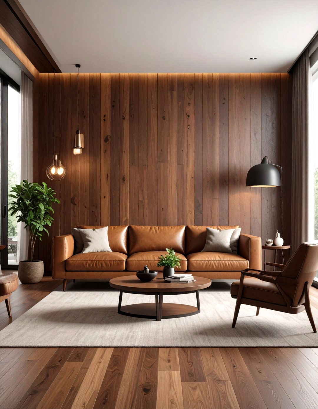 Peel and Stick Wood Accent Wall - 20 Wood Accent Wall Ideas