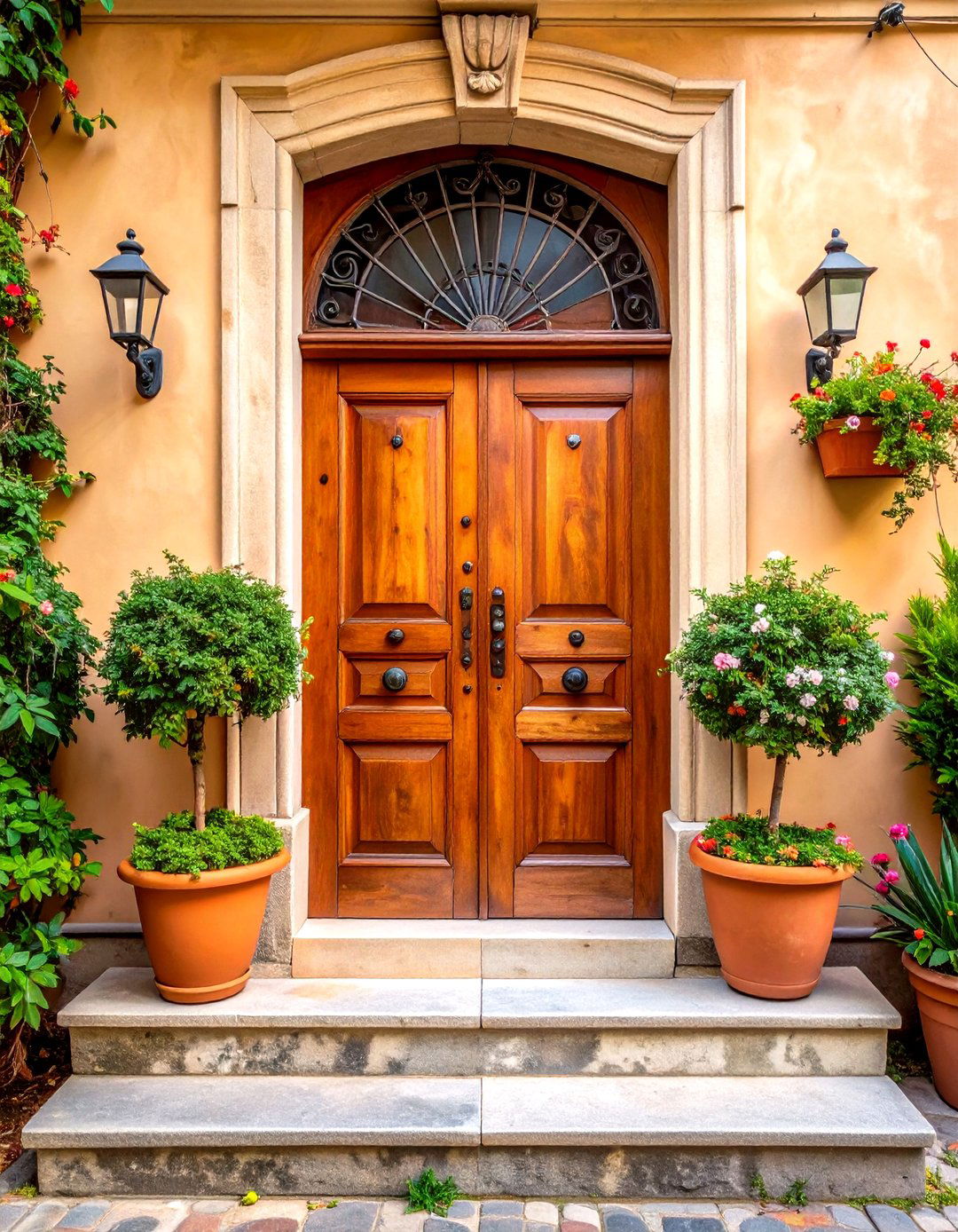 Peep Hole Speakeasy Doors - 20 Spanish Style Front Door Ideas
