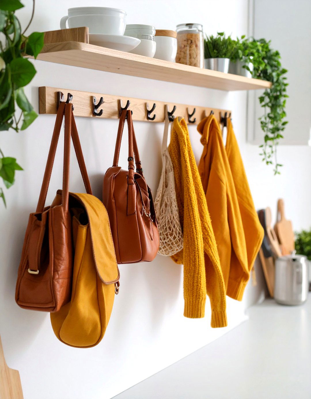 Peg Rails and Hooks - 20 Storage Ideas