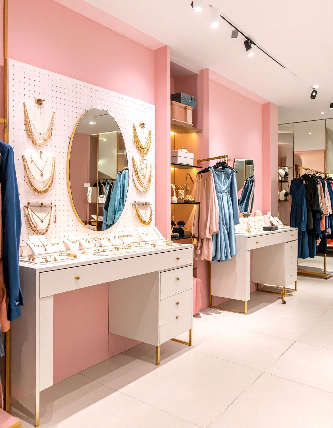 Pegboard Jewelry Display Boutique - 20 Pegboard Ideas