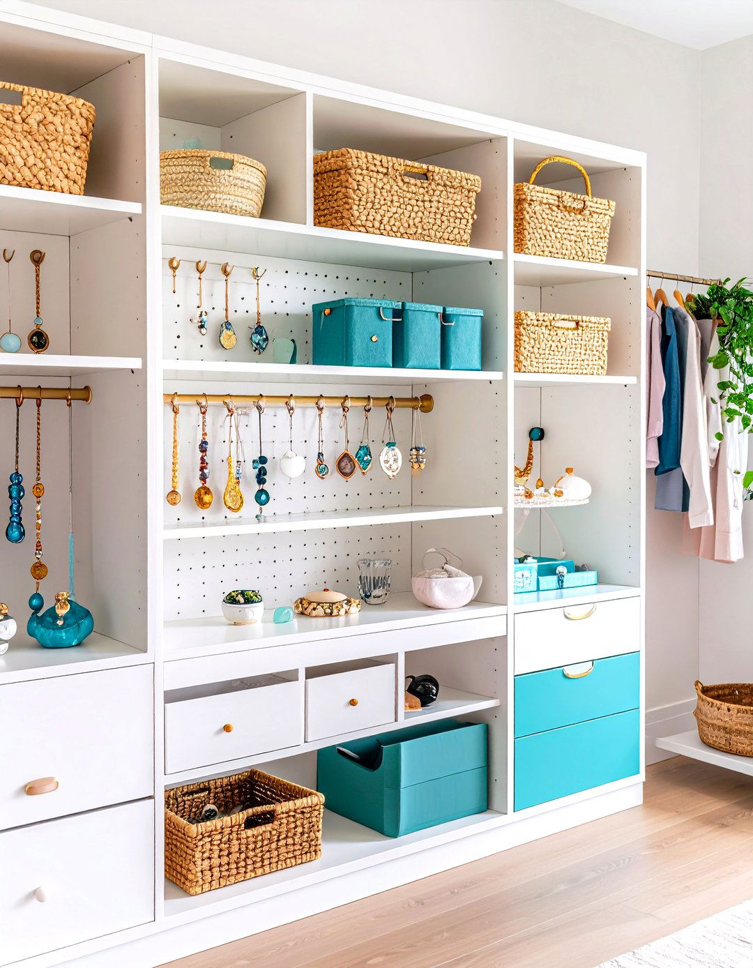 Pegboard Jewelry Storage Systems - 20 Jewelry Storage Ideas